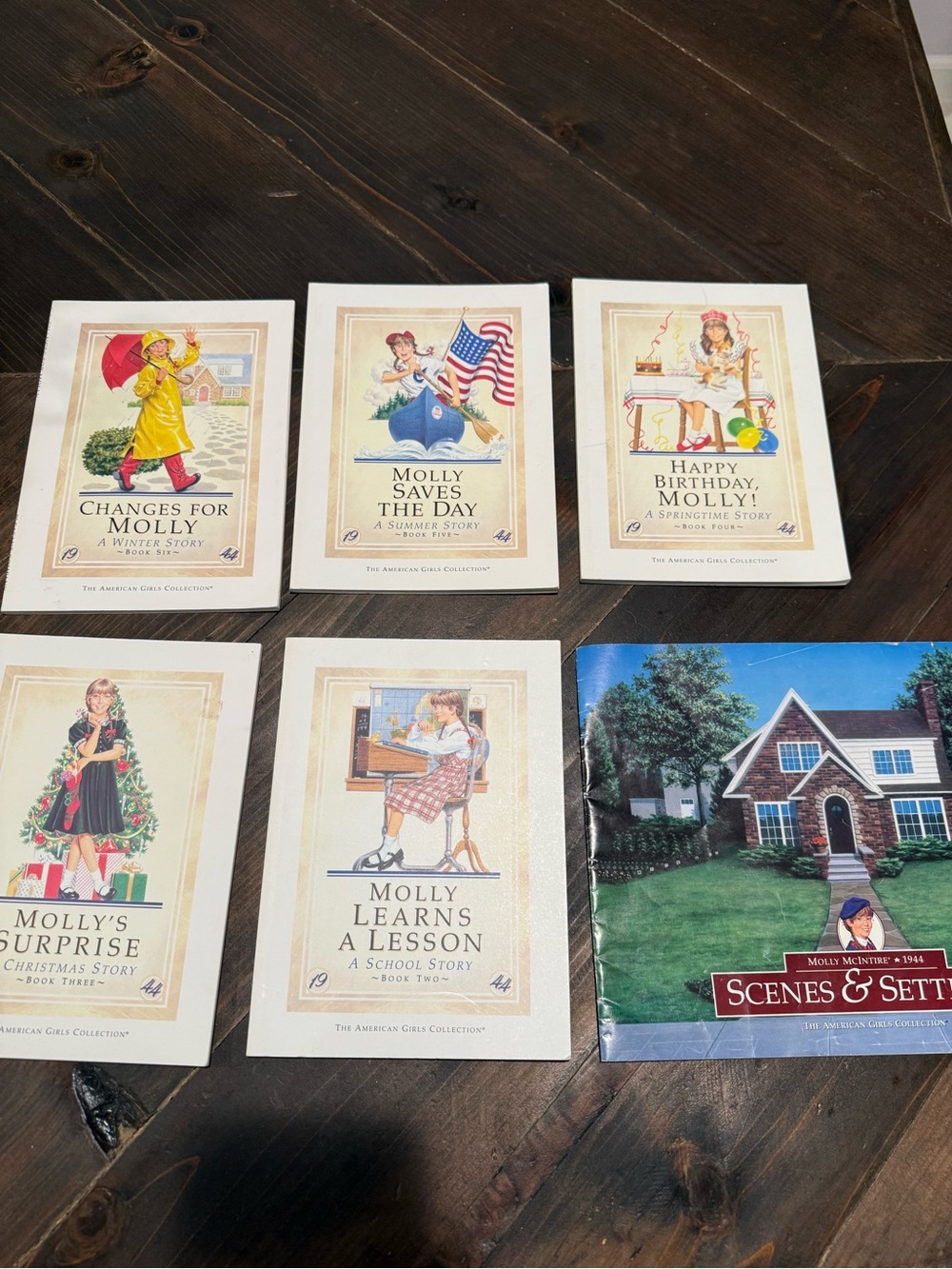 American Girl Molly Books Lot of 6 Items